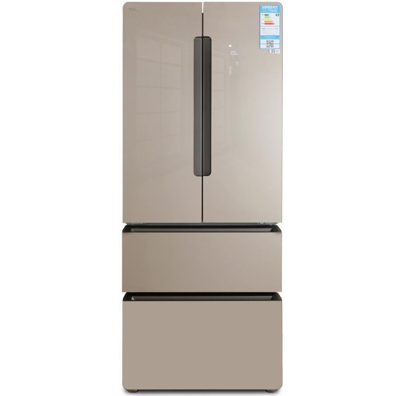 TCL BCD-420WBEF1 420升 丝楠金 超薄智能风冷无霜多门家用节能大冰箱
