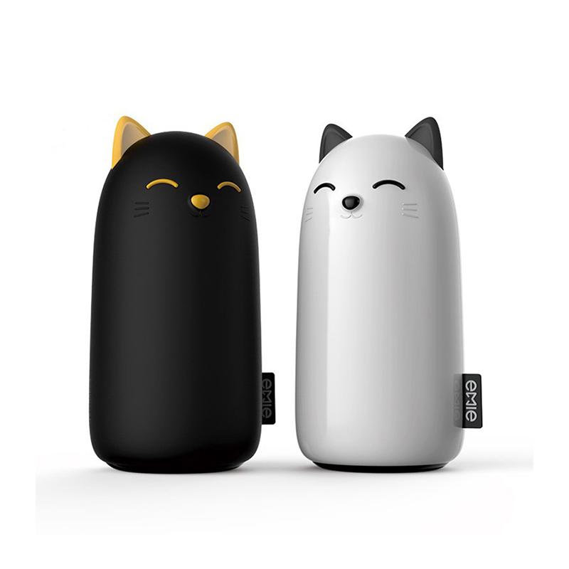 亿觅可爱萌猫图案 10000mAh移动电源 (黑)