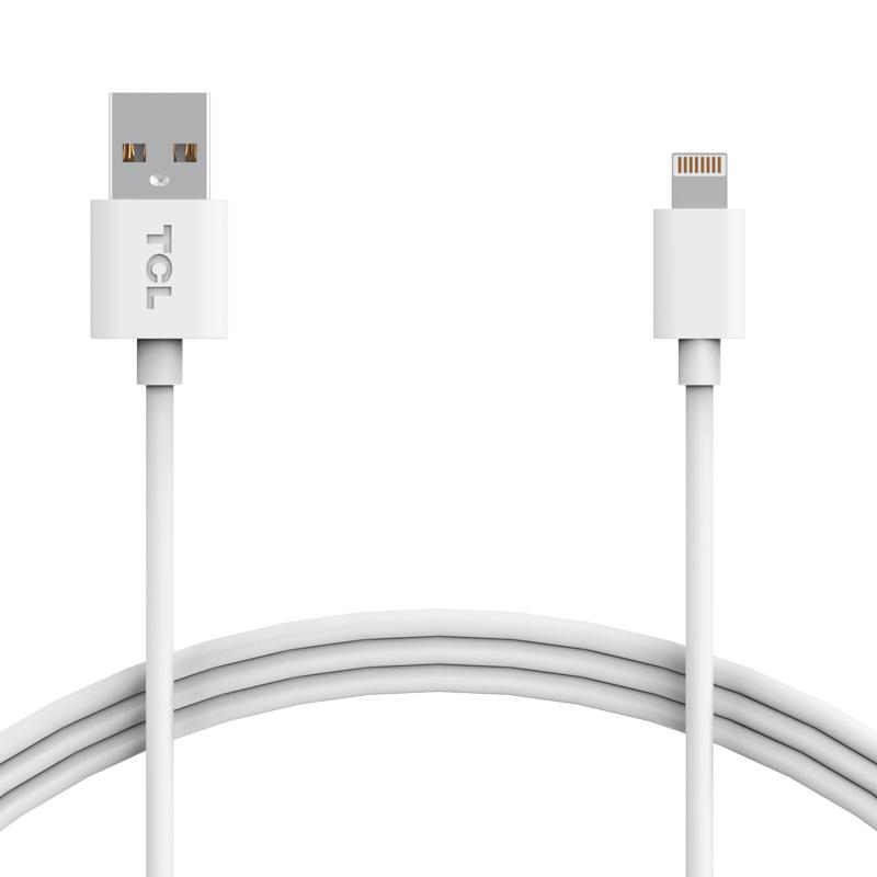  TCL数据线支持苹iphone7/5/6s Plus快充2.1A果闪充高速充电器手机2.1A安